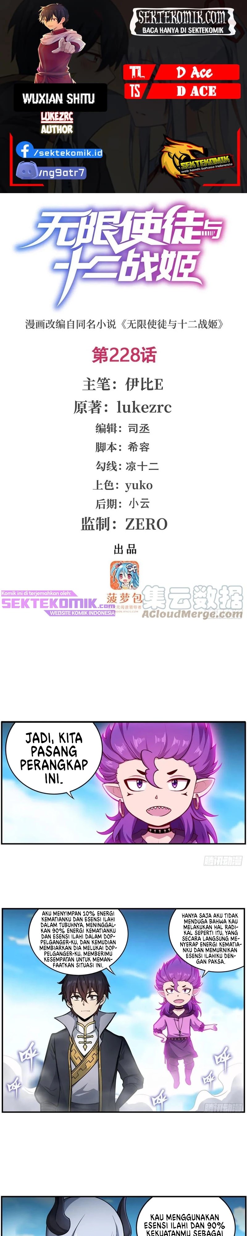 Wuxian Shitu Yu Shier Zhan Ji (Infinite Apostles and Twelve War Girls) Chapter 228 Gambar 1
